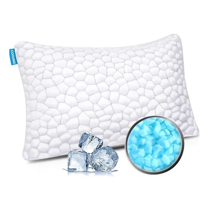 Chłodząca poduszka z rozdrobnionej pianki memory